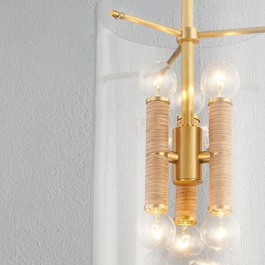 Hudson Valley Lighting Barlow Lantern — Aged Brass