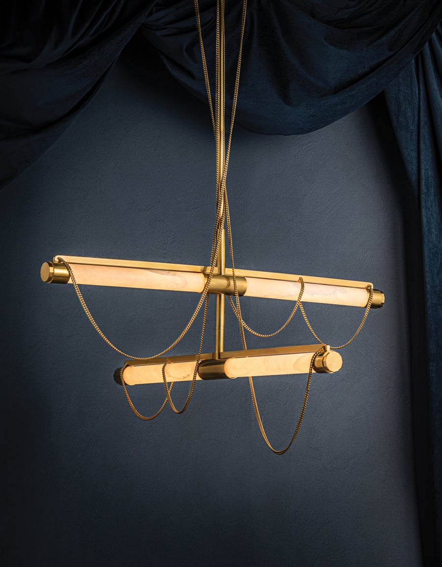 Corbett Lighting LARIAT Chandelier — 463-49-VB