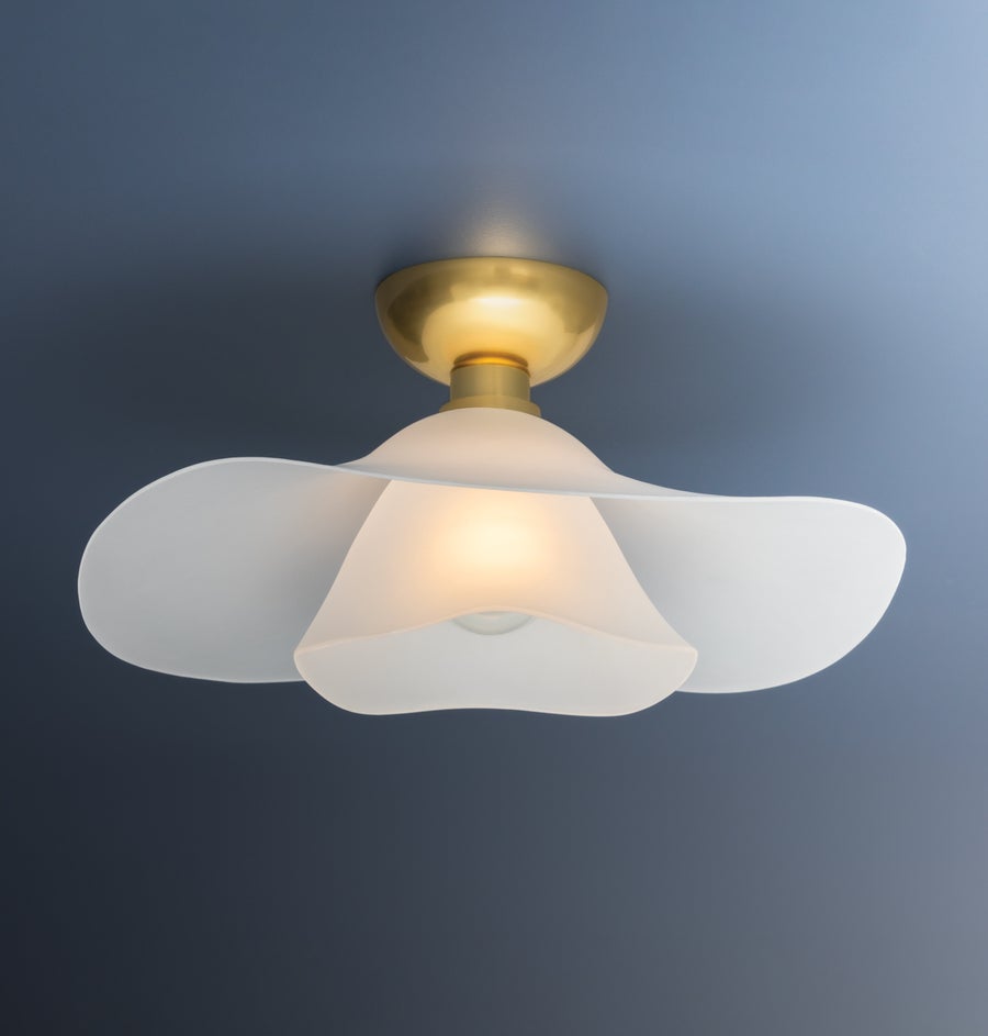 Hudson Valley Lighting NETHERLEE Flush Mount — Aged Brass