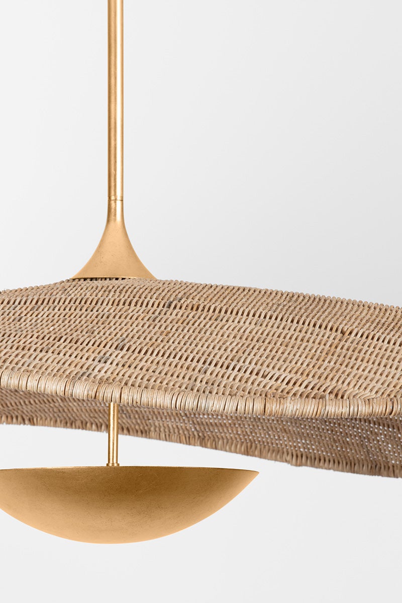 Hudson Valley Lighting SHILOH PENDANT — Vintage Gold Leaf