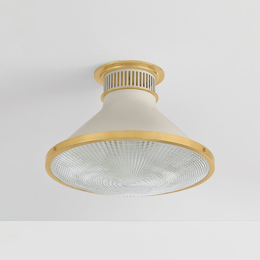 Hudson Valley Lighting Highclere Flush Mount — MDS2403-AGB/OW