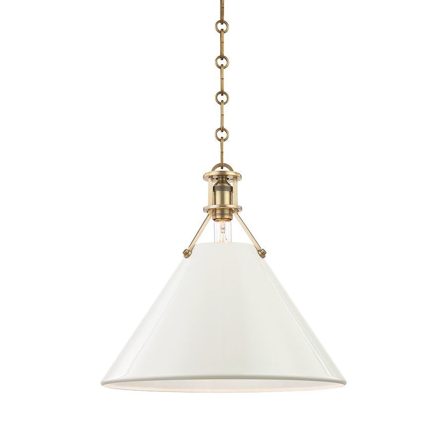 Hudson Valley Lighting Painted No.2 Pendant — MDS352-AGB/OW