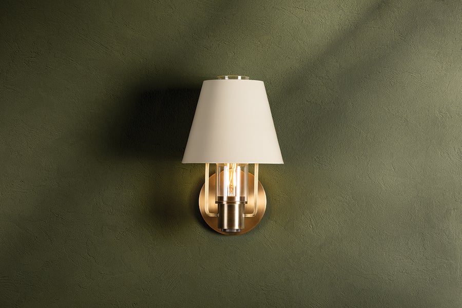 Troy Lighting KINDLE Wall Sconce — B1613-PBR/SSD