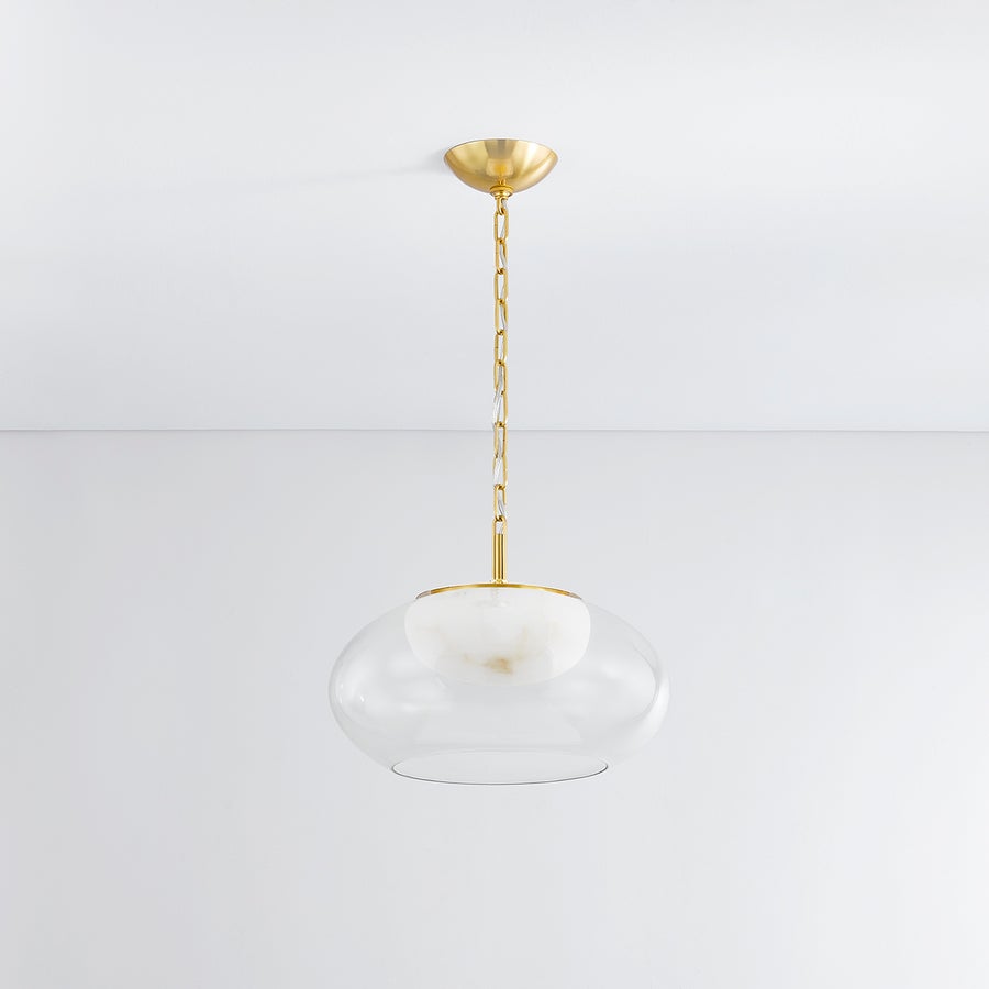 Hudson Valley Lighting MOORE Pendant — Aged Brass