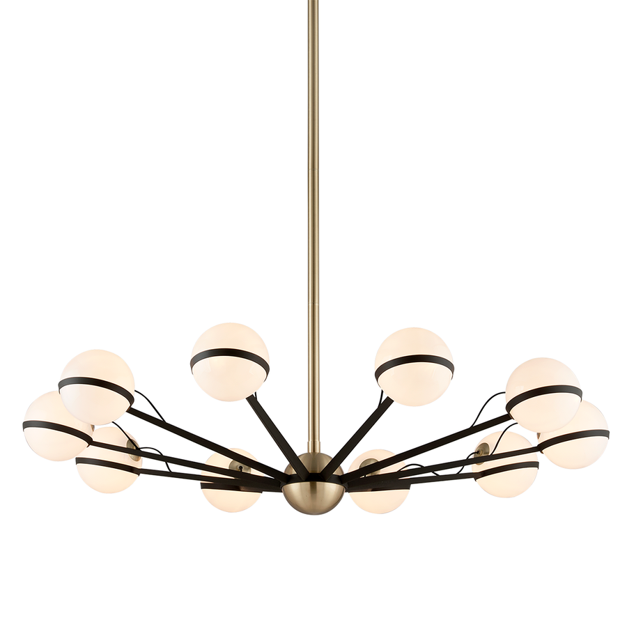 Troy Lighting Ace Chandelier — F5306-TBZ/BBA