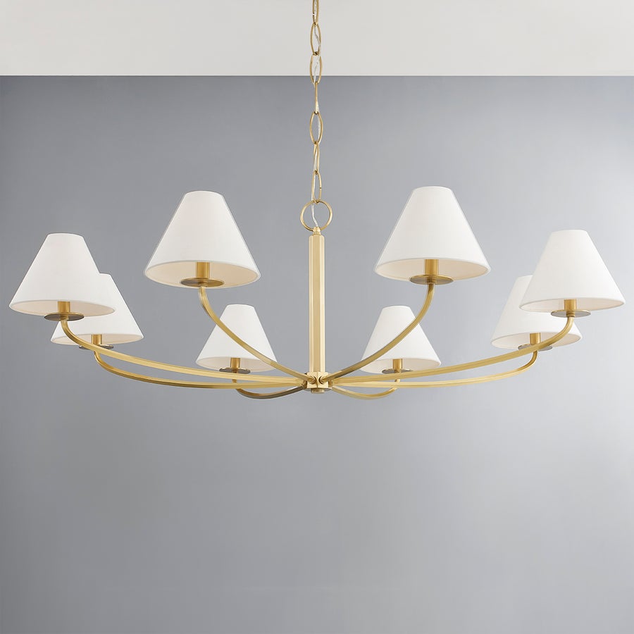 Hudson Valley Lighting Stacey Chandelier — Aged Brass