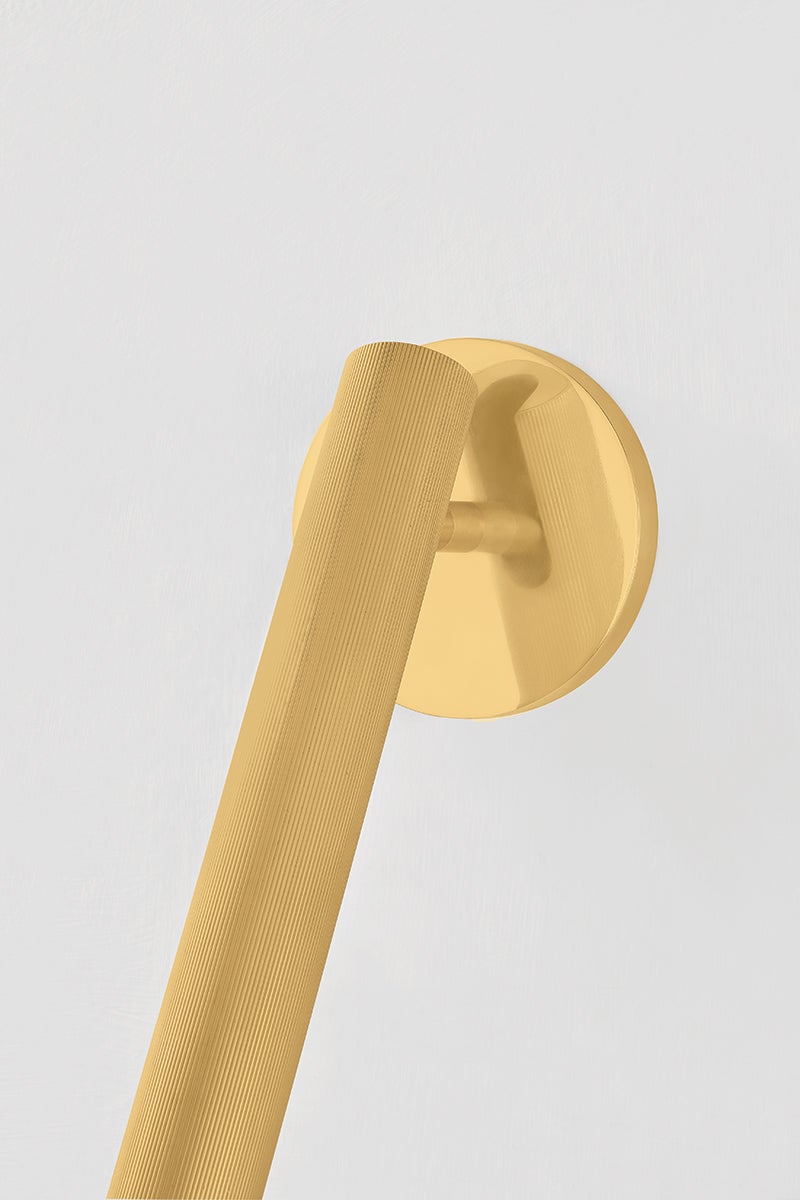 Hudson Valley Lighting SIMEON Wall Sconce — Aged Brass