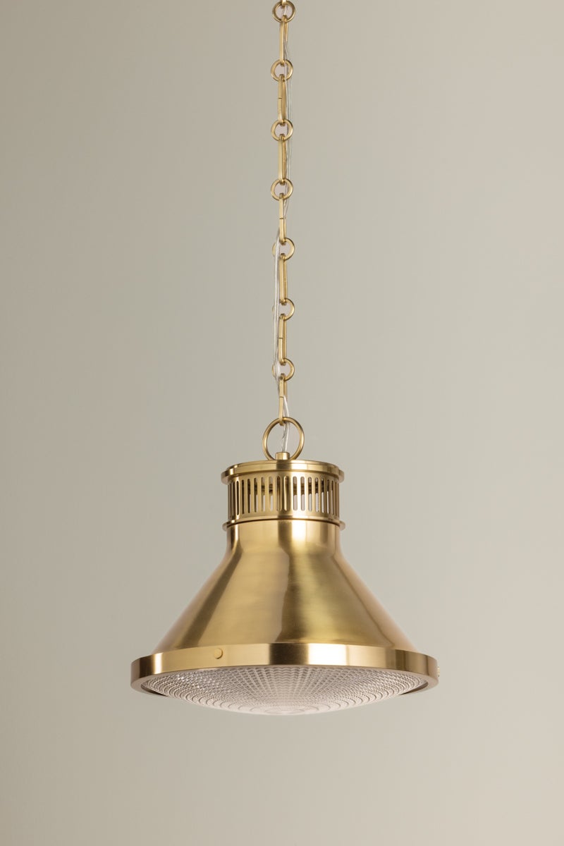 Hudson Valley Lighting Highclere Pendant — Aged Brass