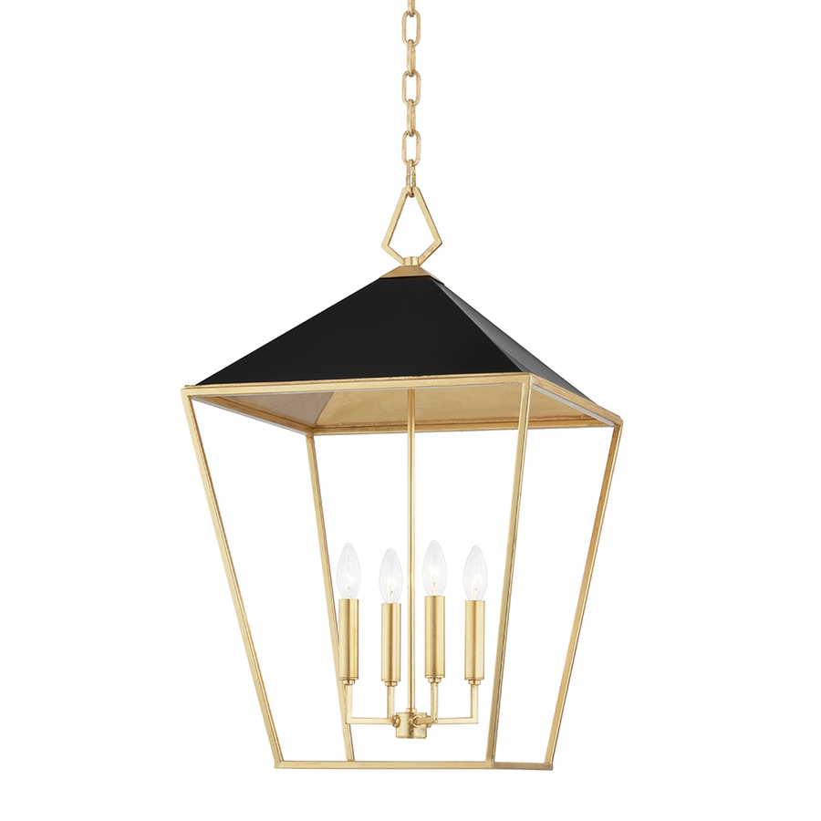 Hudson Valley Lighting Paxton Pendant — 5718-GL/BK
