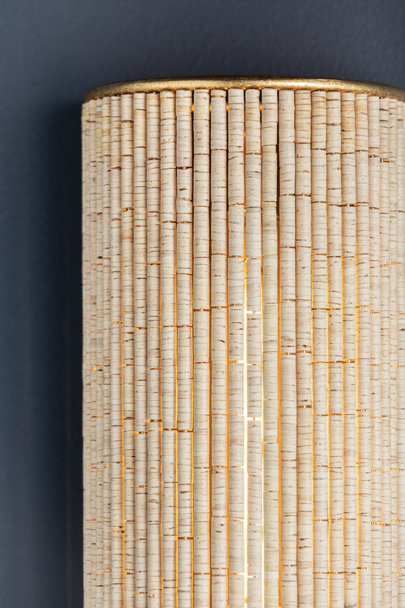 Hudson Valley Lighting HAMPDEN WALL SCONCE — Vintage Gold Leaf