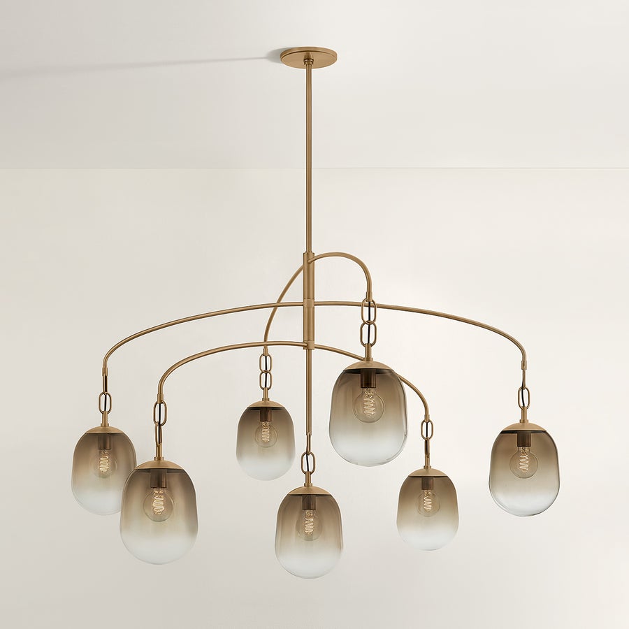 Troy Lighting HARVEY CHANDELIER — F2559-PBR