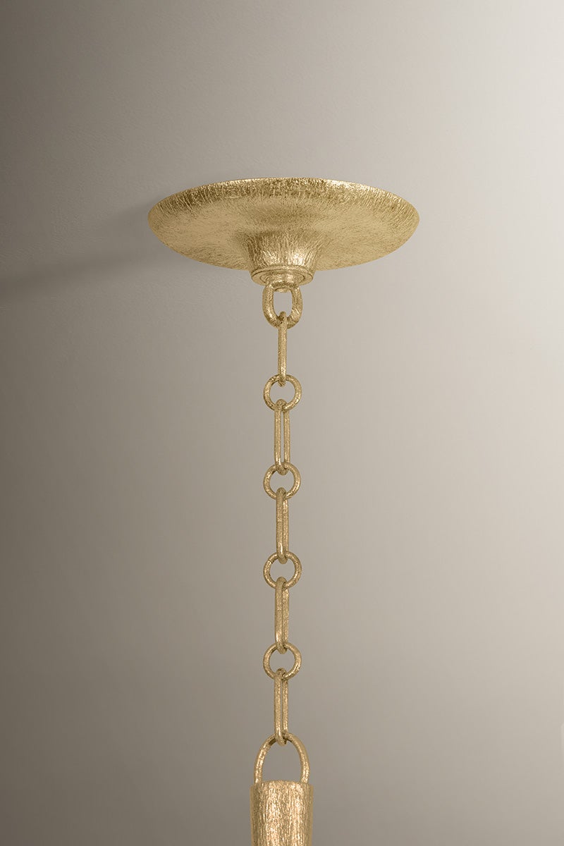 Troy Lighting Quill Chandelier — F4740-GLI