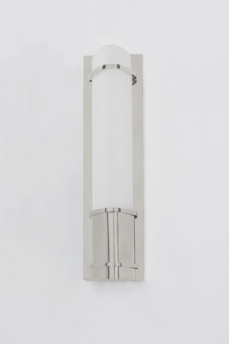 Hudson Valley Lighting TOTTENVILLE Wall Sconce — Polished Nickel