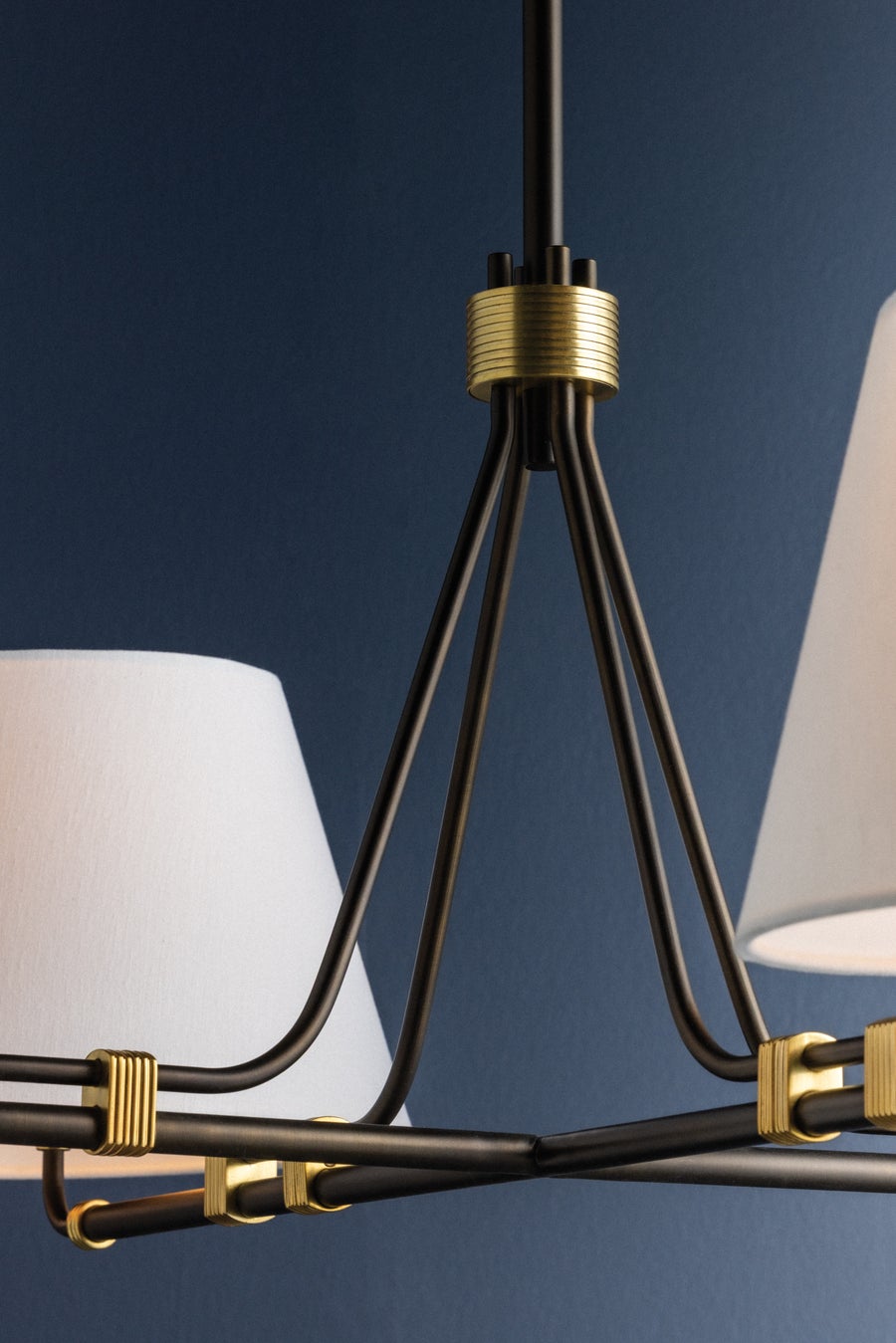 Hudson Valley Lighting Crown Heights Chandelier — 1064-AGB/DB