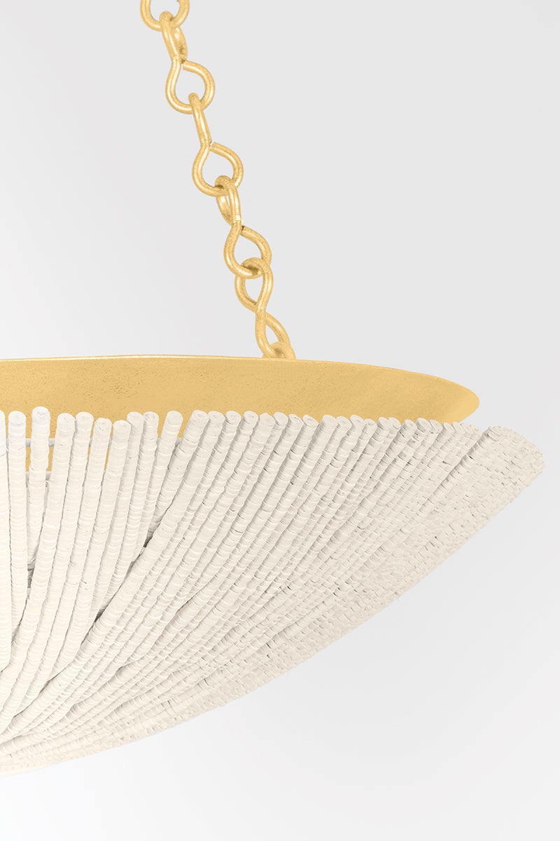Hudson Valley Lighting SUMMERSIDE Pendant — Vintage Gold Leaf