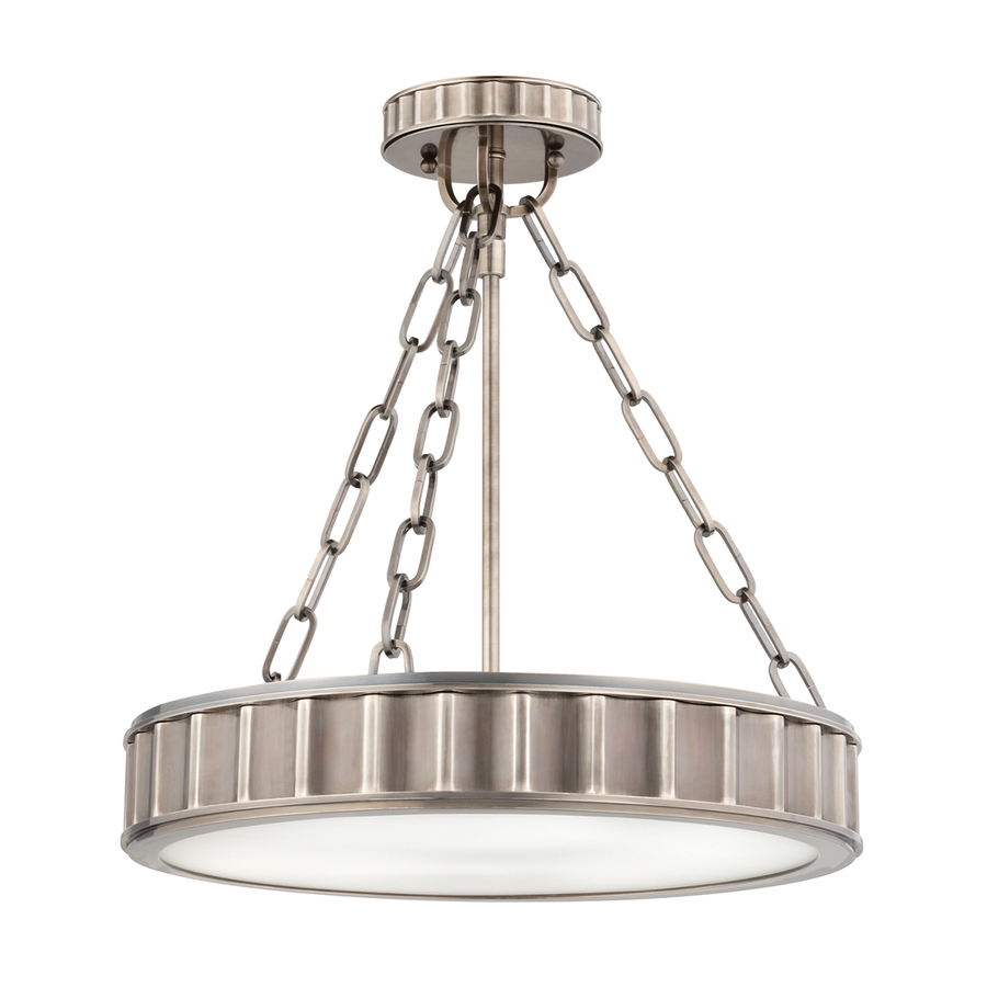 Hudson Valley Lighting Middlebury Semi Flush — Historic Nickel