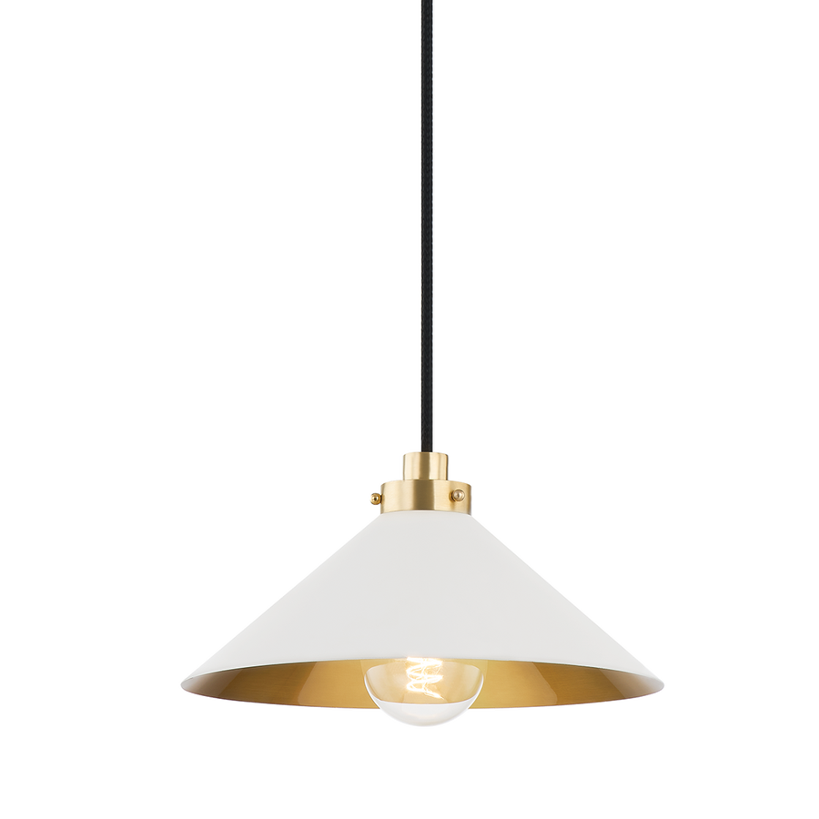 Hudson Valley Lighting CLIVEDON Pendant — MDS1401-AGB/OW