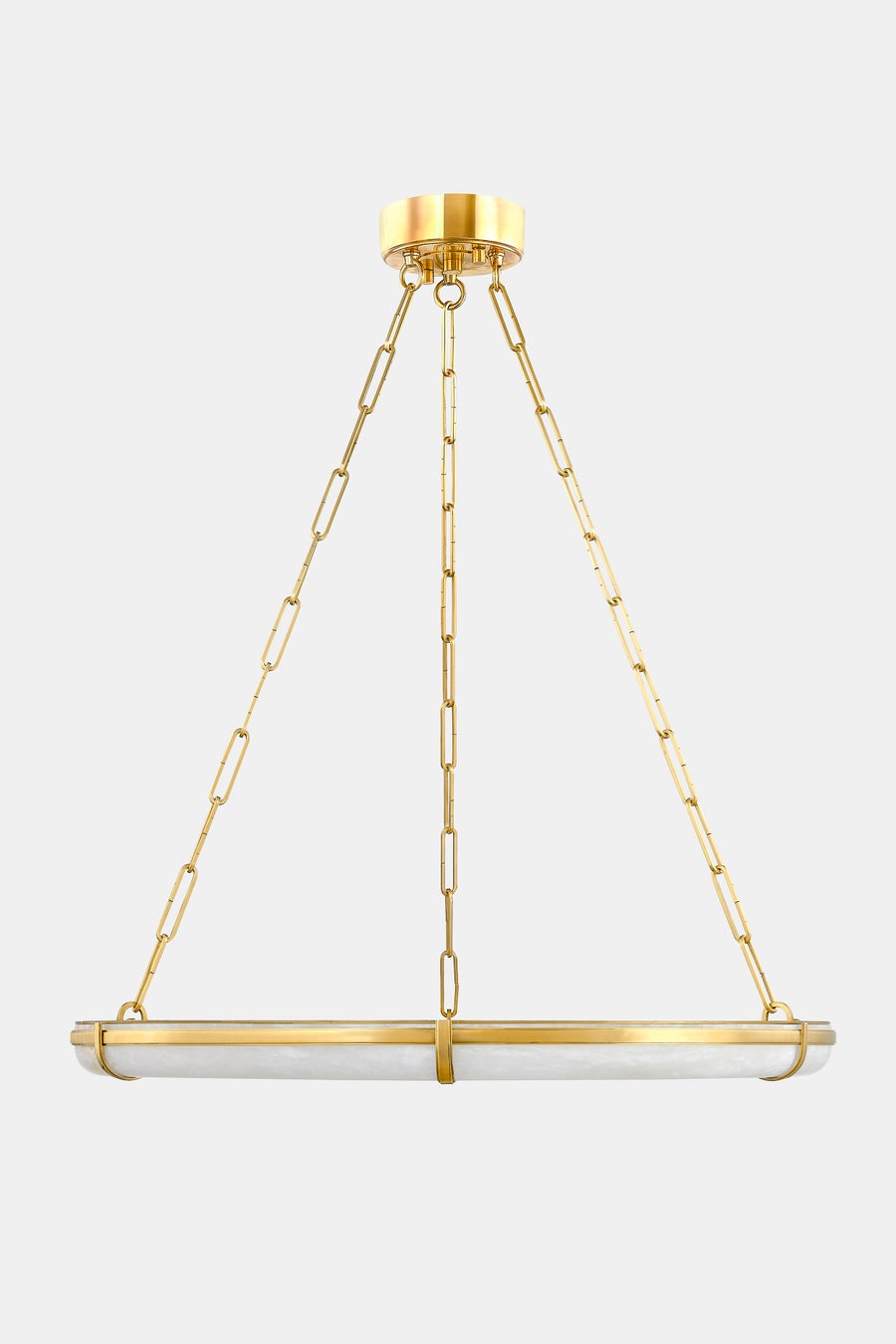 Hudson Valley Lighting SENNETT Chandelier — Aged Brass