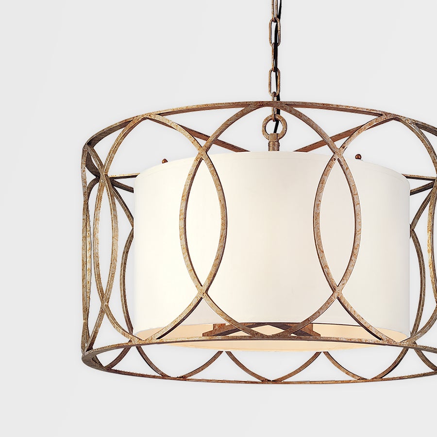 Troy Lighting Sausalito Chandelier — F1285-SG