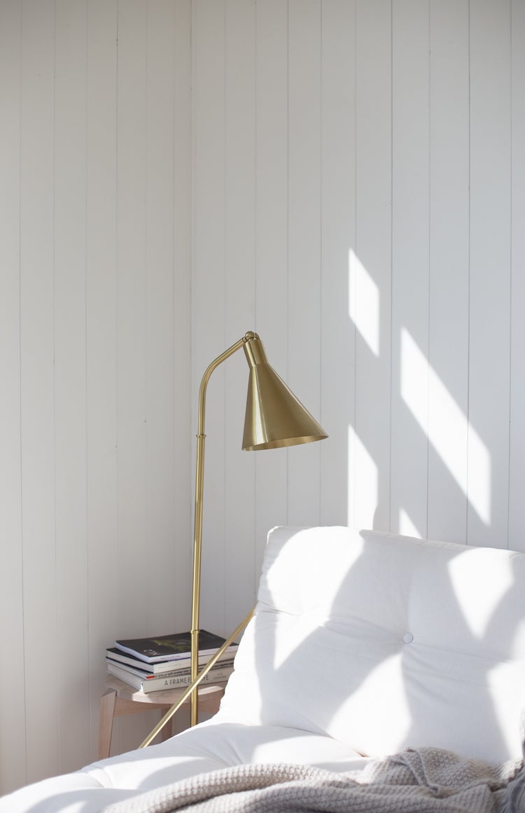 Hudson Valley Lighting Stanton Floor Lamp — Aged Brass