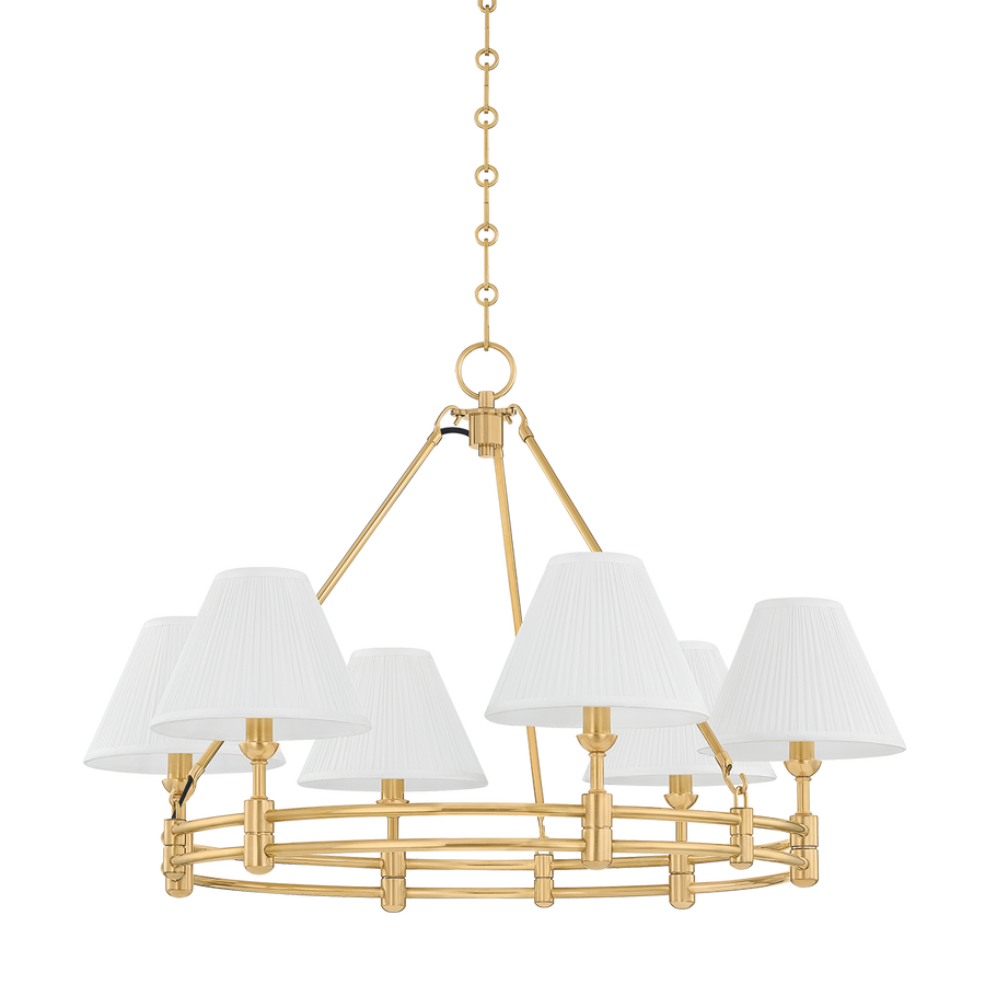 Hudson Valley Lighting Howard Chandelier — Aged Brass