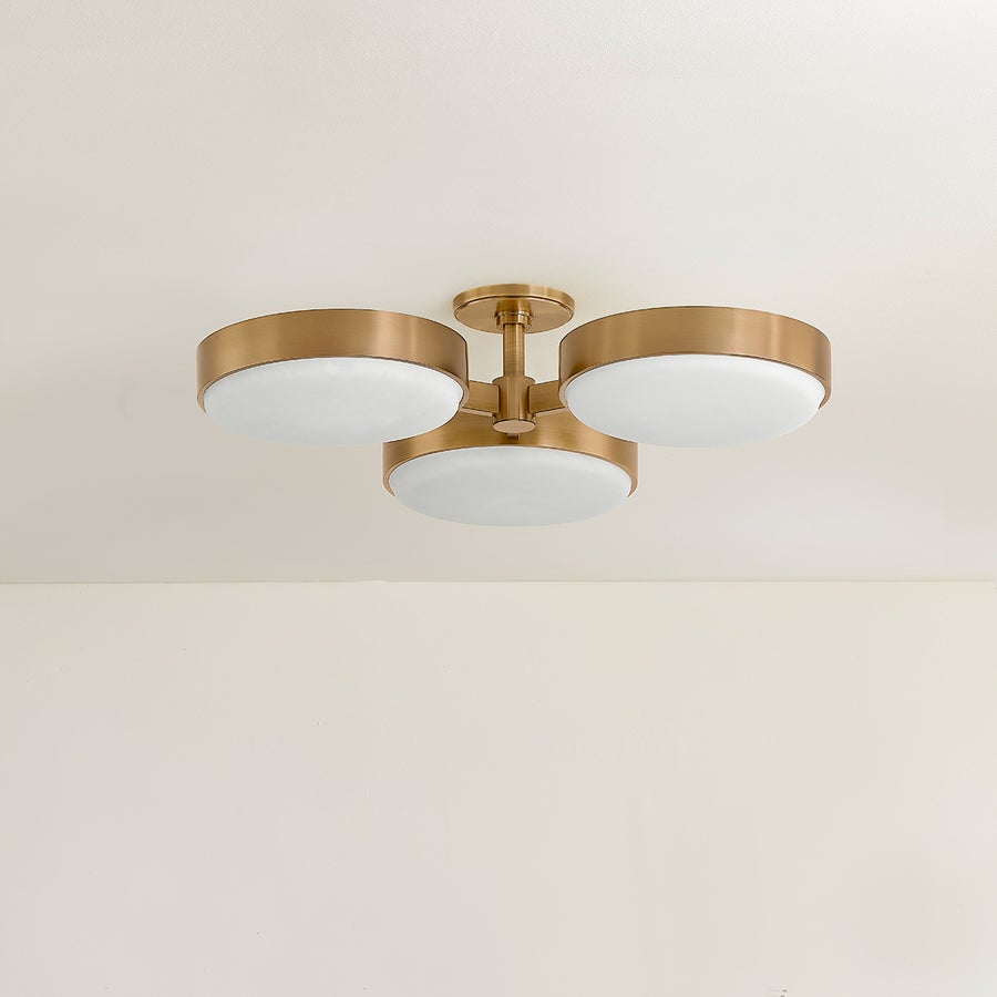 Troy Lighting RORY Semi Flush — C1330-PBR
