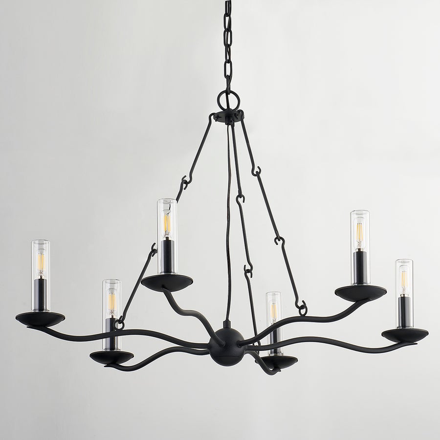 Troy Lighting Sawyer Exterior Chandelier — F6307-FOR