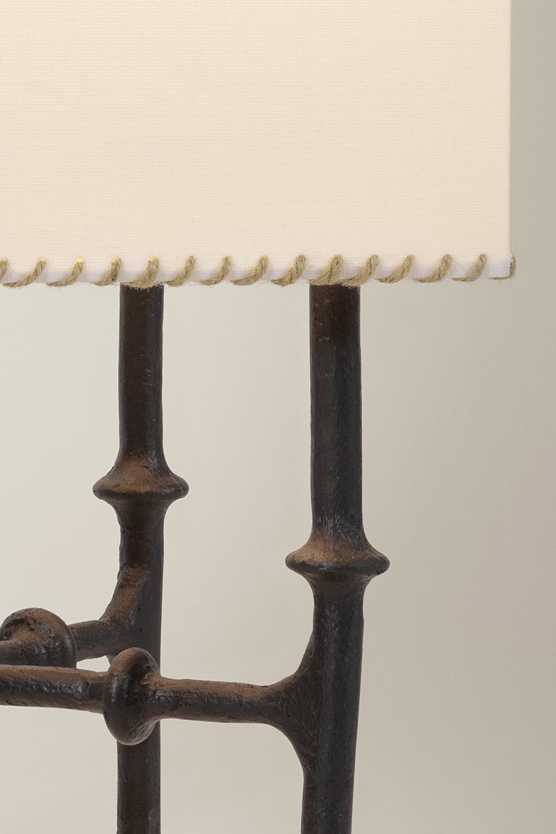 Hudson Valley Lighting Cy Floor Lamp — Black Iron