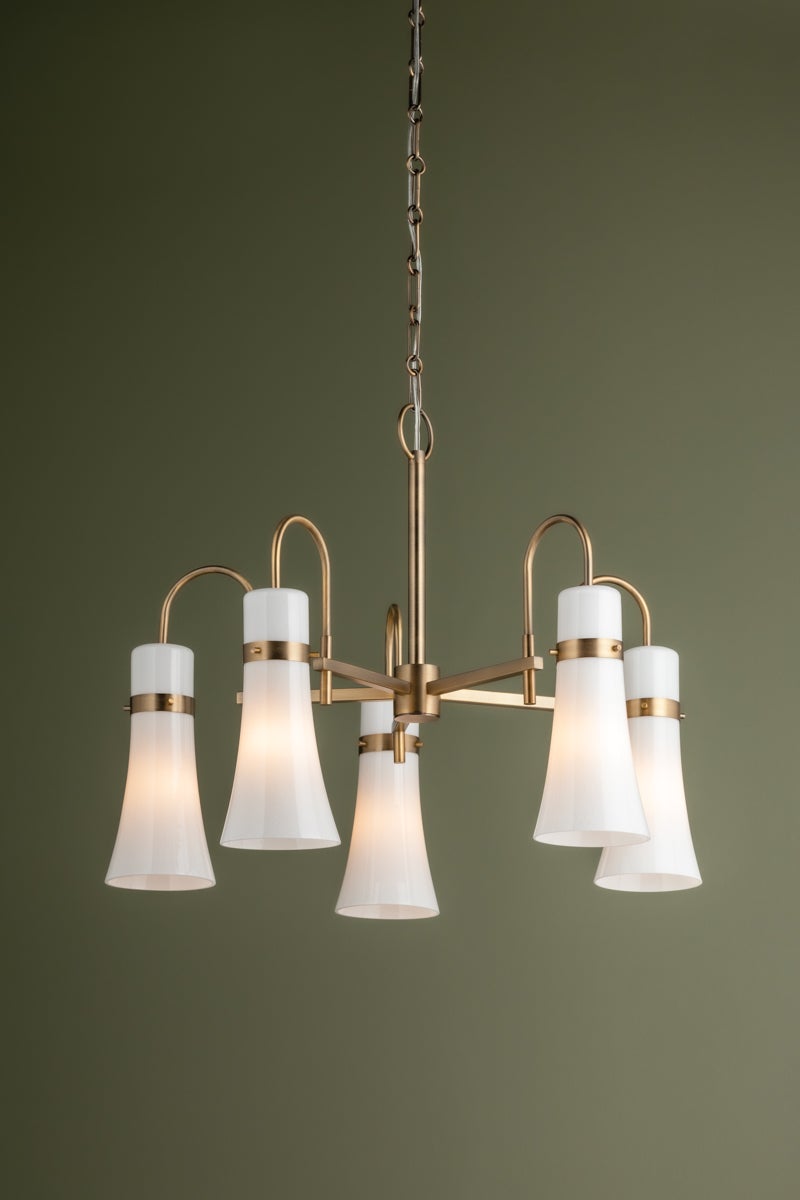 Troy Lighting MAPLE Chandelier — F3427-PBR