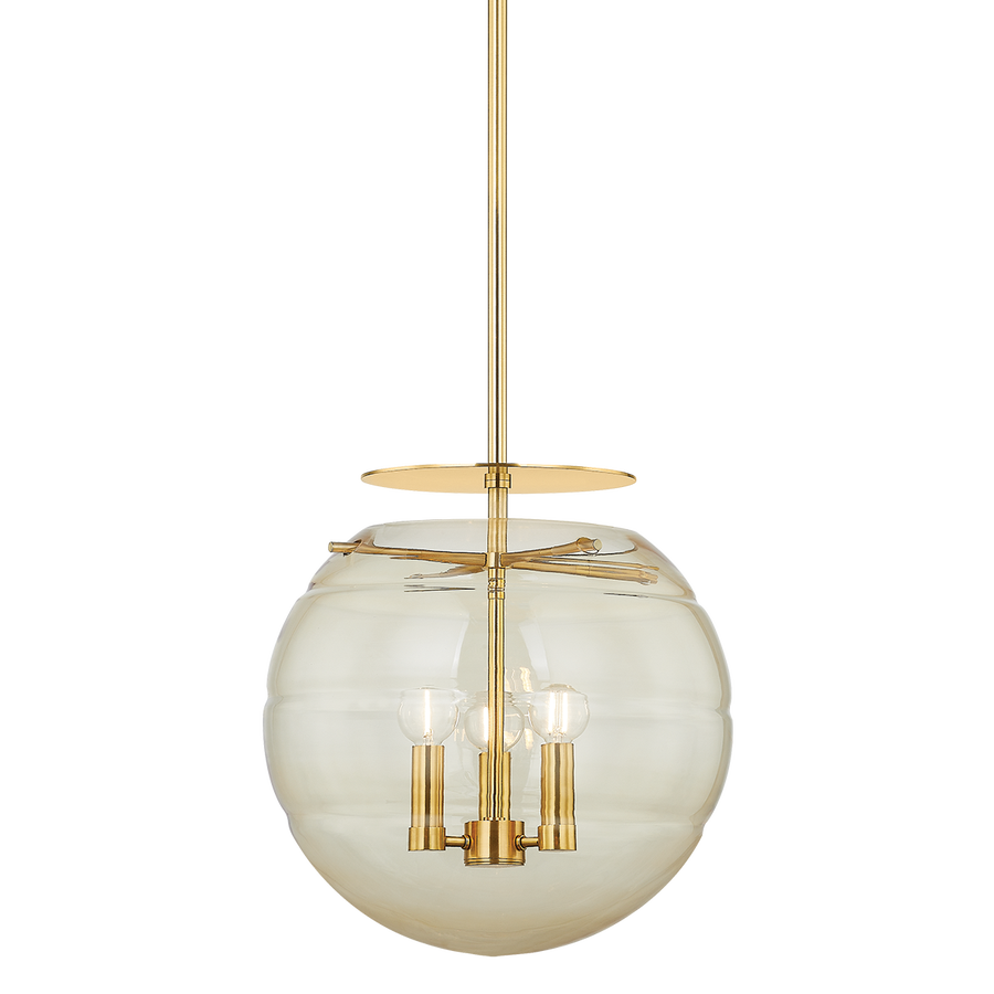 Hudson Valley Lighting GILL PENDANT — Aged Brass