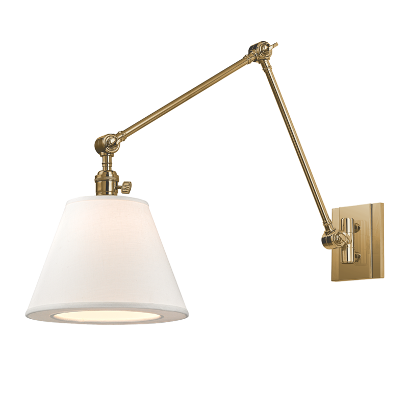 Hudson Valley Lighting Hillsdale Wall Sconce — Aged Brass