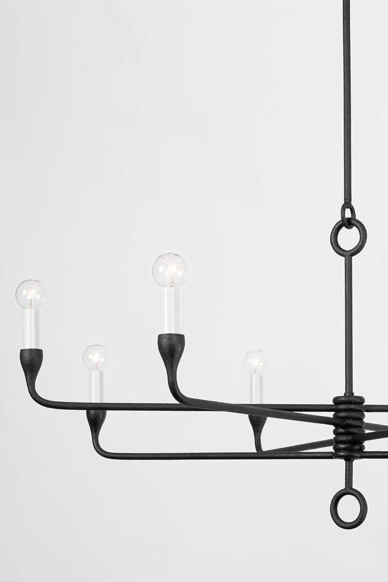 Troy Lighting ORSON Chandelier — F9542-BI