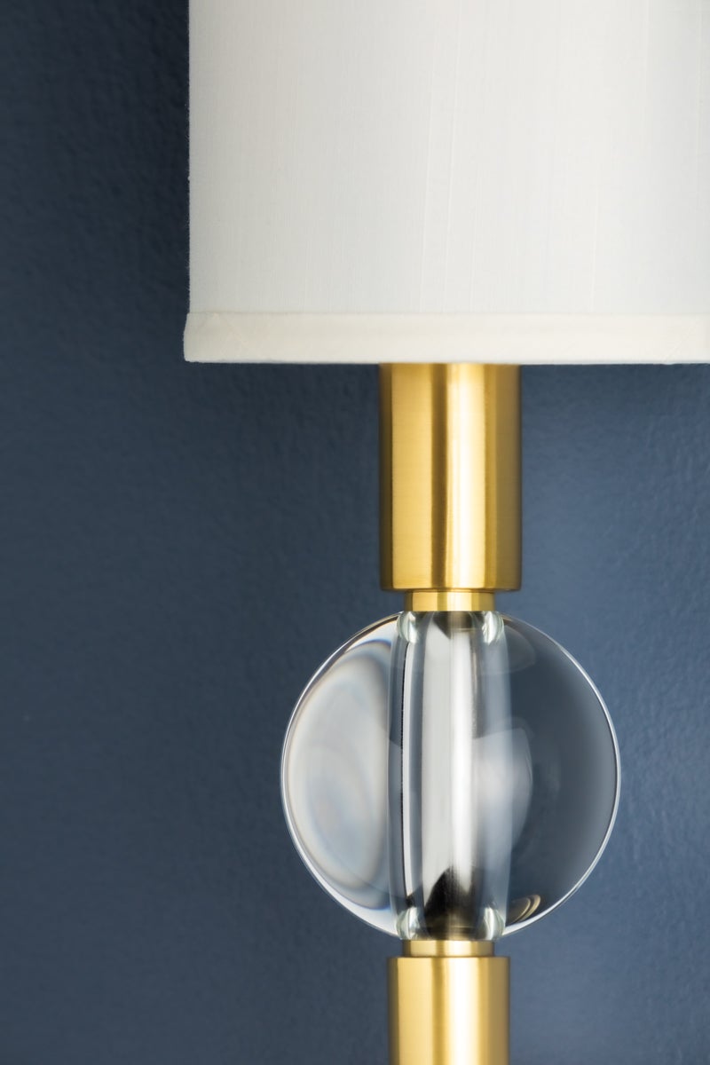 Hudson Valley Lighting Rockland Wall Sconce — Aged Brass