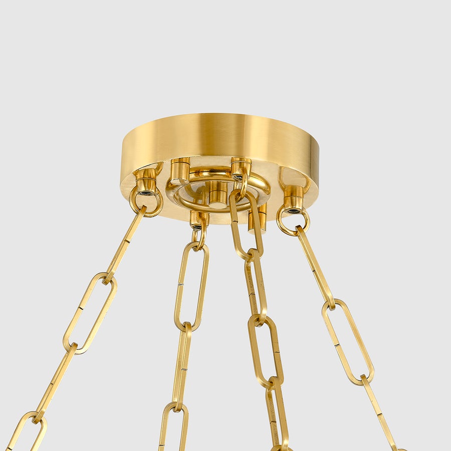 Hudson Valley Lighting WINGATE Chandelier — Aged Brass