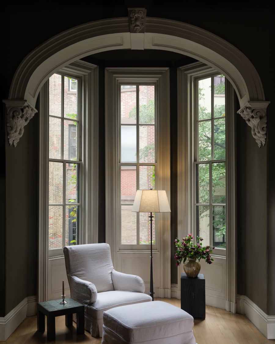 Hudson Valley Lighting Celmins Floor Lamp — Black Iron