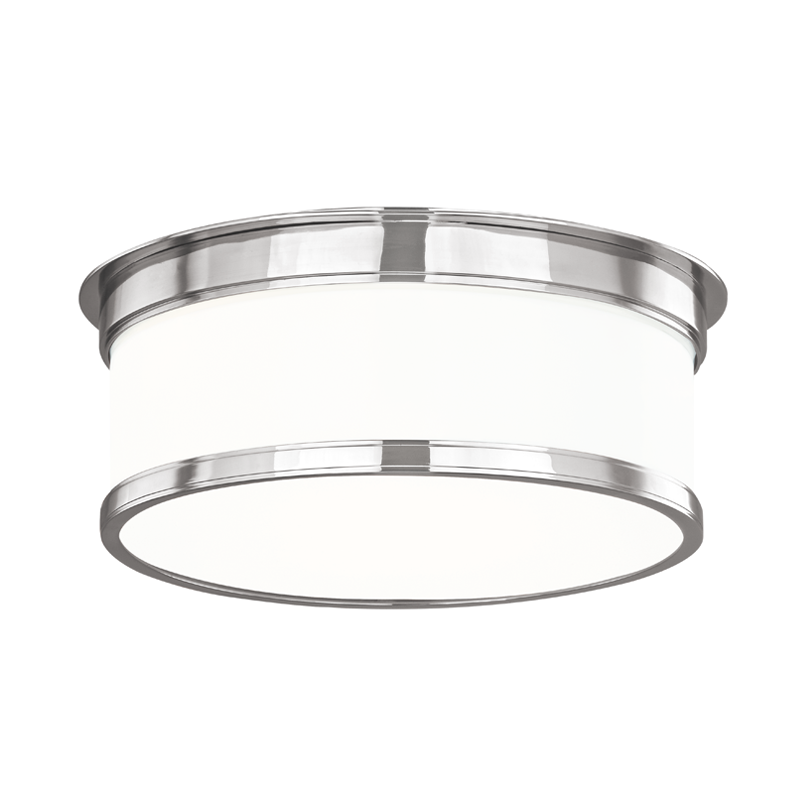 Hudson Valley Lighting Geneva Flush Mount — Polished Nickel