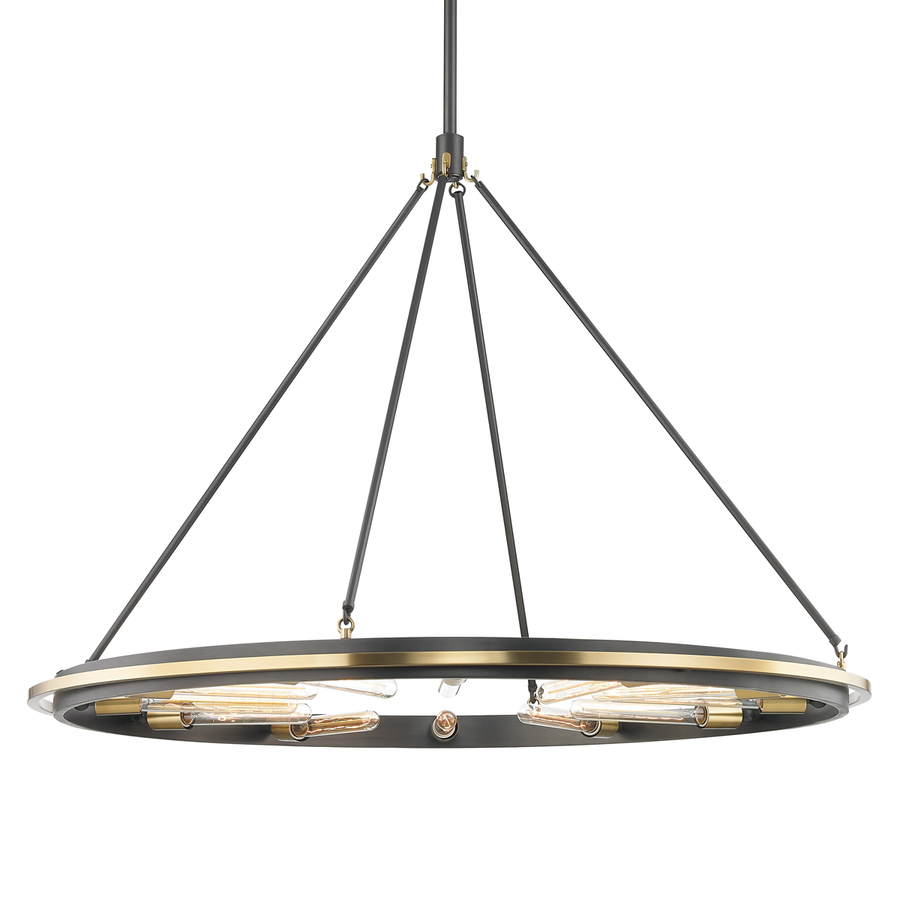 Hudson Valley Lighting Chambers Chandelier — 2745-AOB