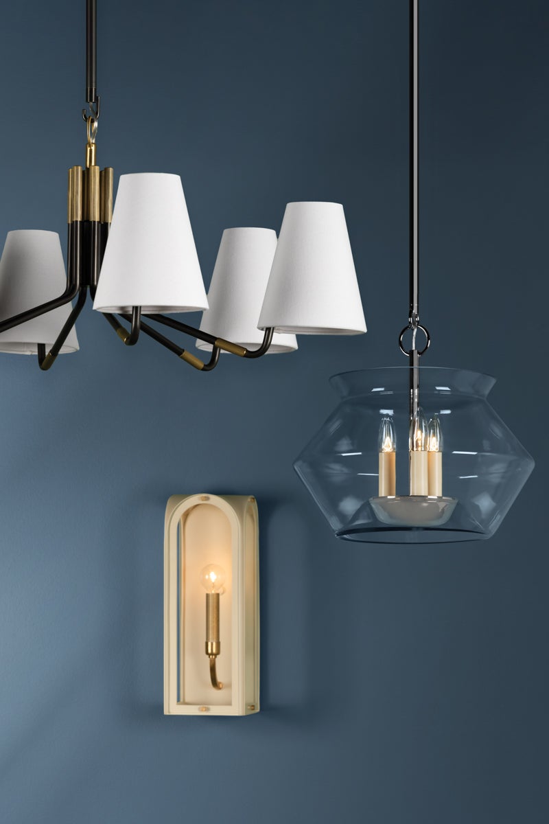 Hudson Valley Lighting LINCROFT Wall Sconce — 6606-VGL/SSD