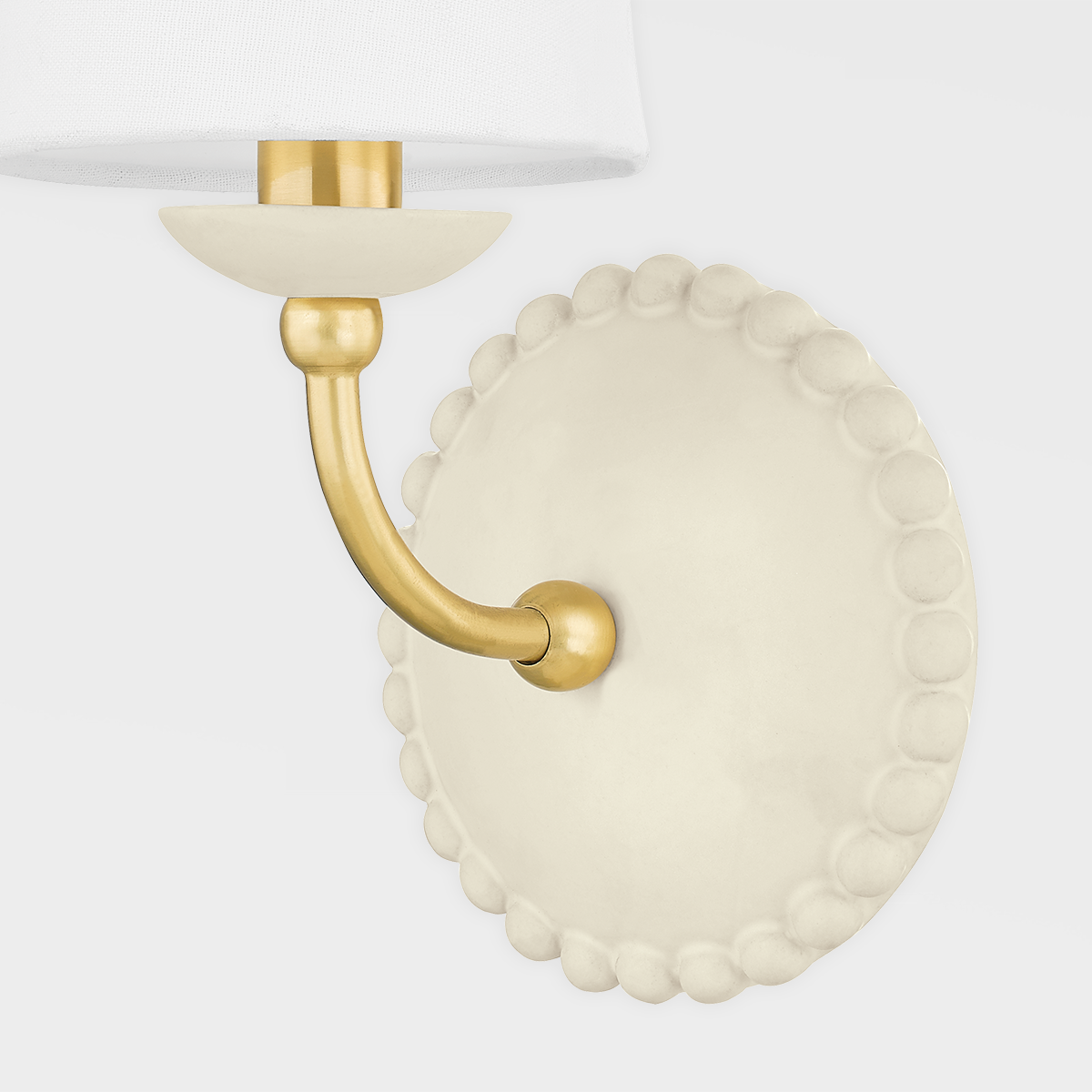 Scallop store wall sconce