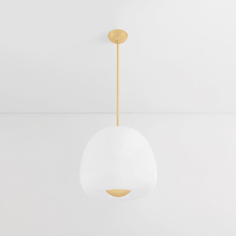 Hudson Valley Lighting SCRANTON Pendant — Aged Brass