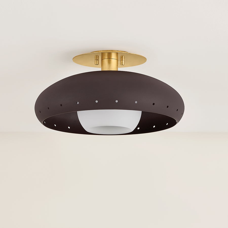 Mitzi Kimber Flush Mount — H1015501-VGL/TBZH