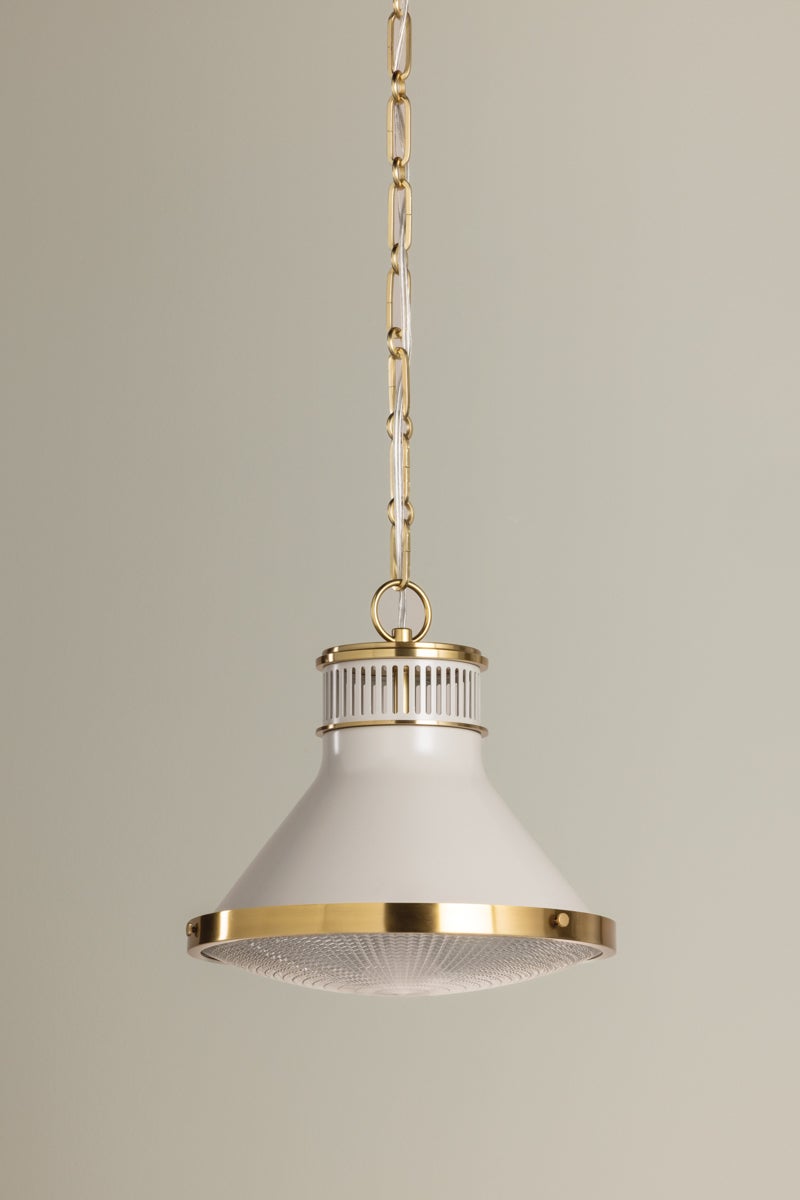 Hudson Valley Lighting Highclere Pendant — MDS2404-AGB/OW