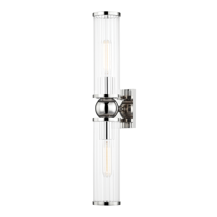 Hudson Valley Lighting Malone Wall Sconce — Polished Nickel