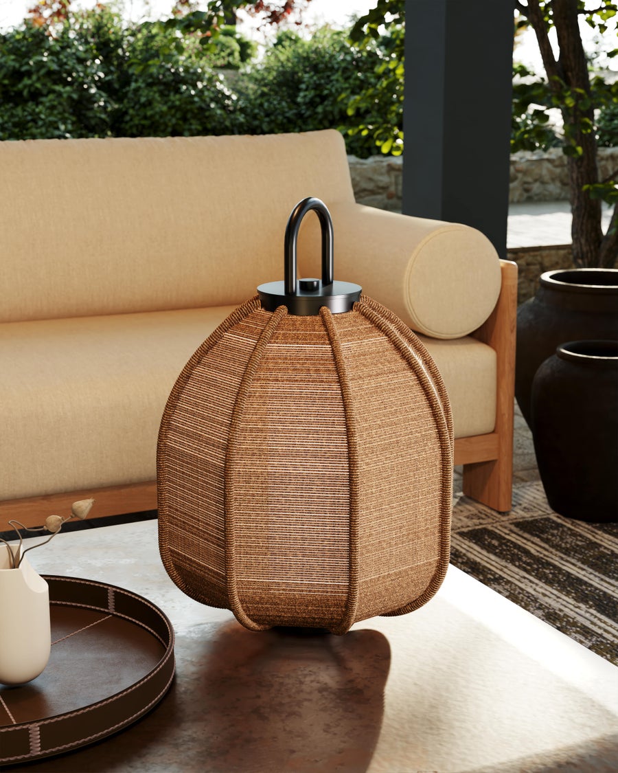 Troy Lighting Maltby Exterior Rechargeable Table Lamp — RTL8621-TBK