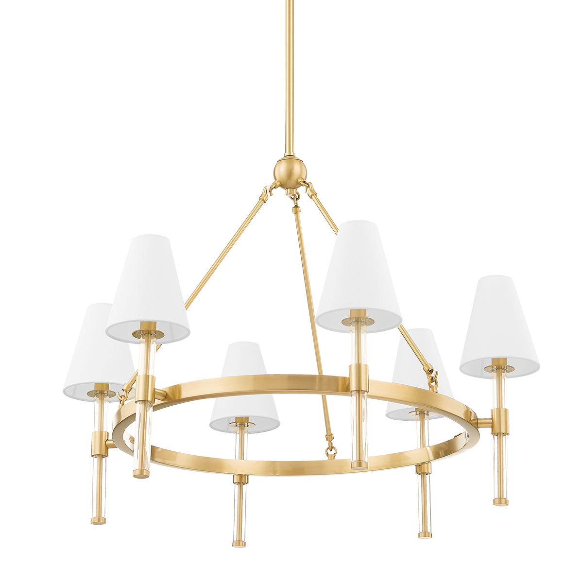 Light Bulbs Etc. - Mitzi Mimi Six Light Flush Mount in Aged