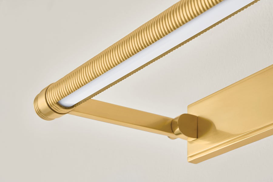 Hudson Valley Lighting Duell Picture Light — Aged Brass