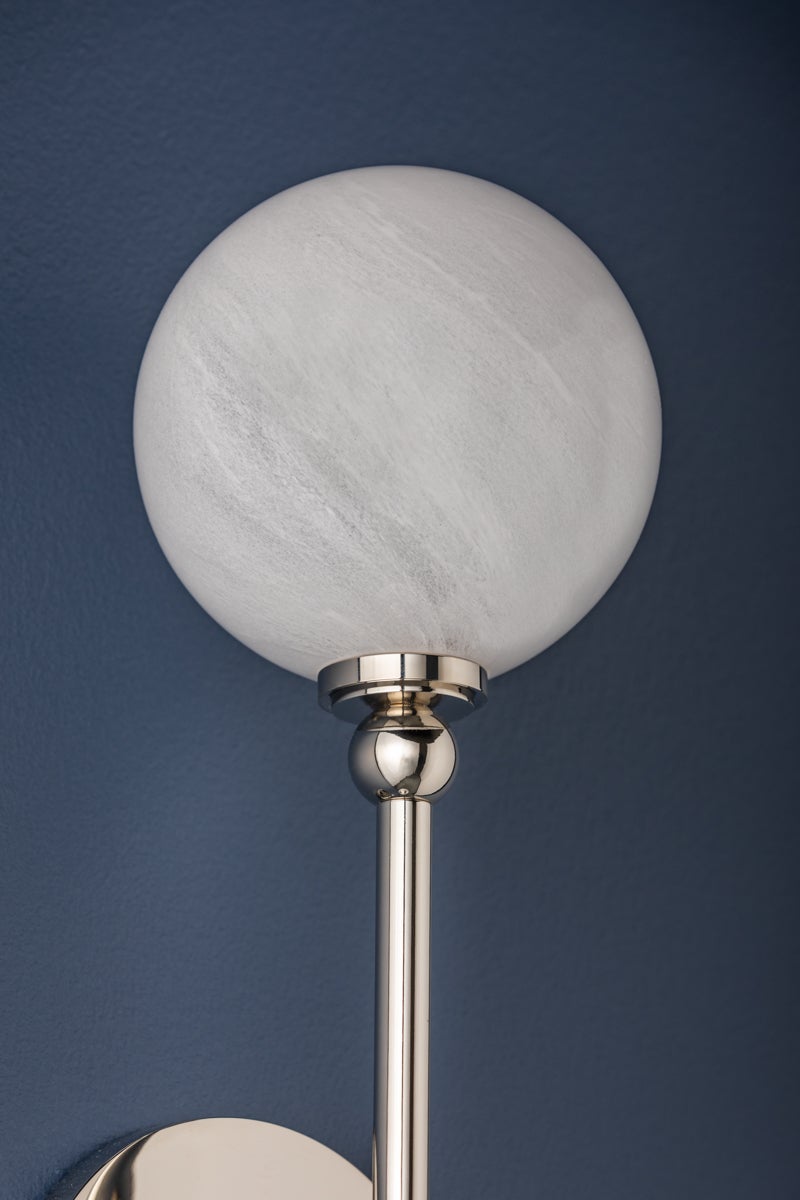 Hudson Valley Lighting Andrews Wall Sconce — Polished Nickel