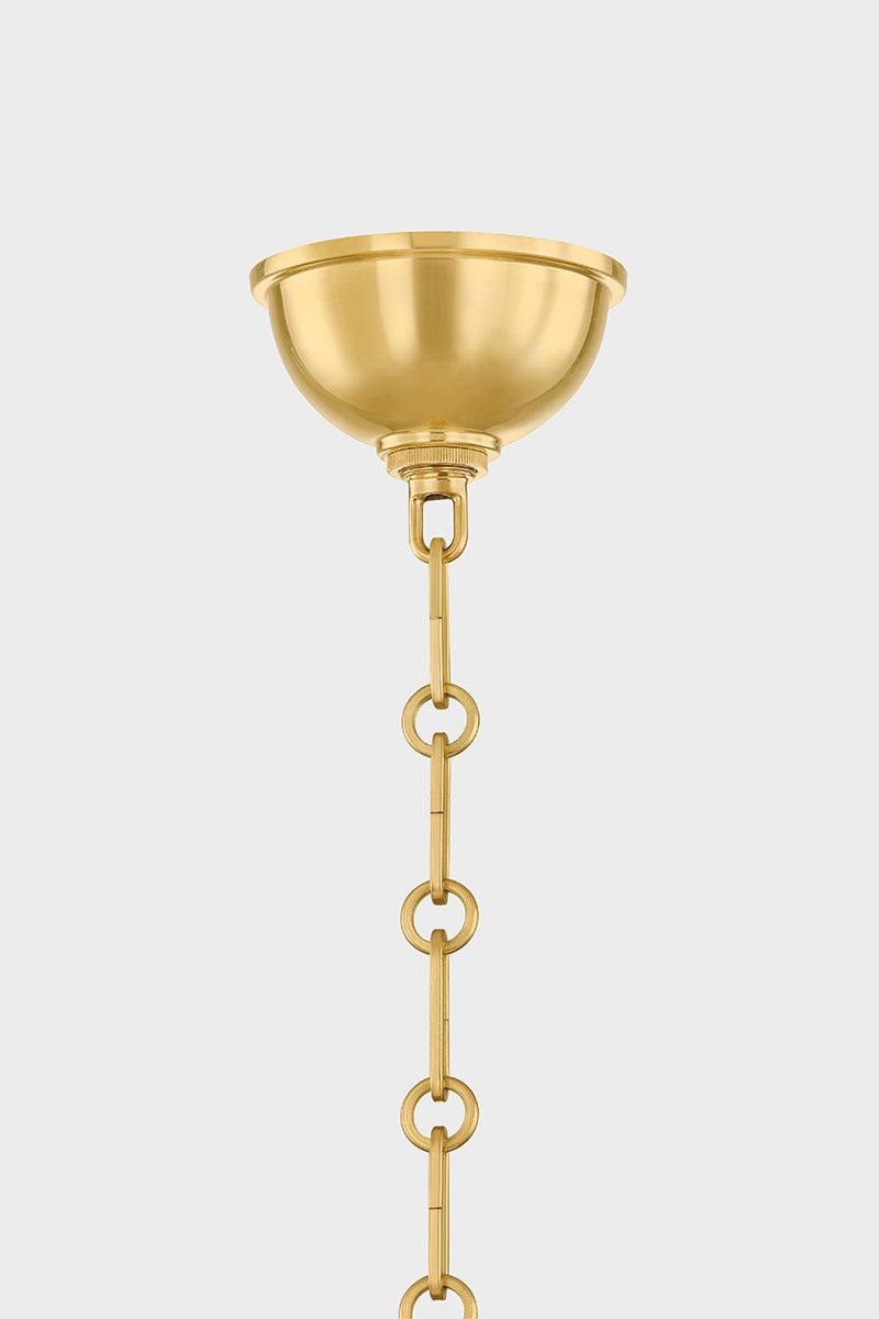 Hudson Valley Lighting Howard Chandelier — Aged Brass