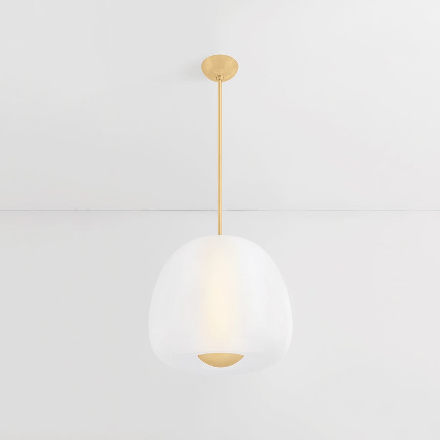 Hudson Valley Lighting SCRANTON Pendant — Aged Brass