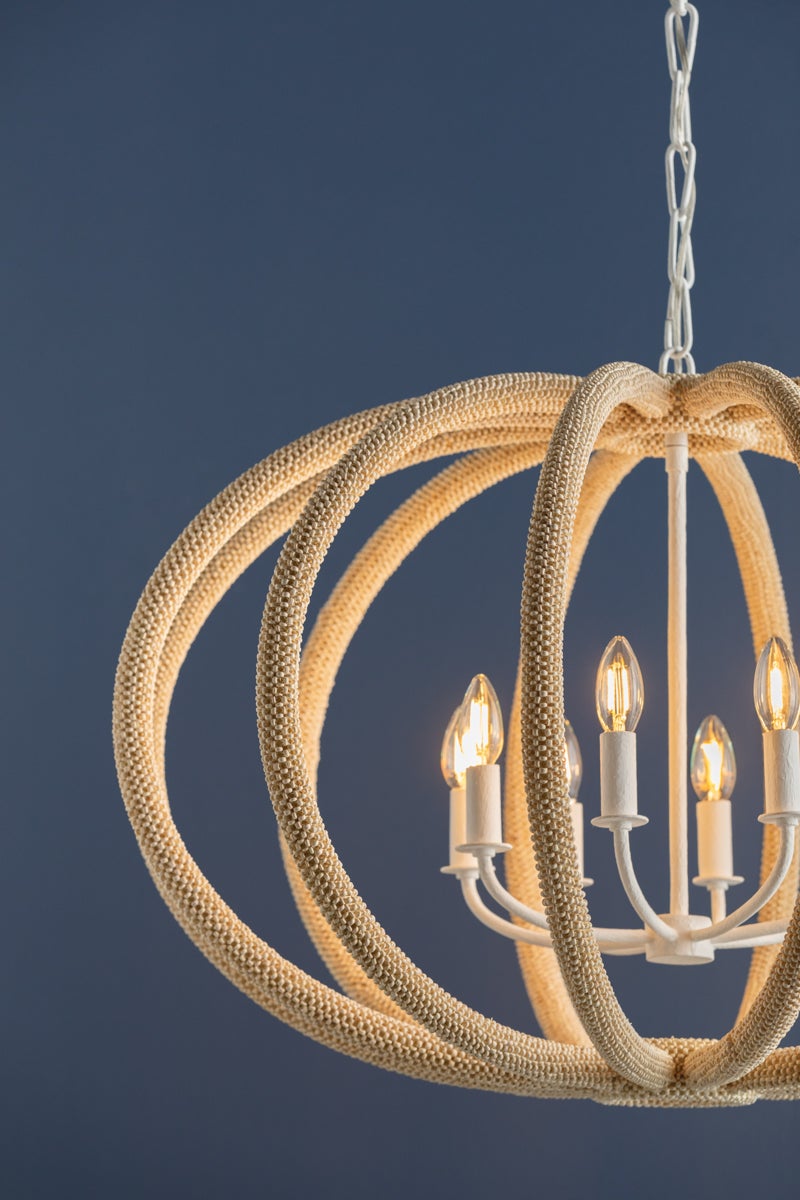 Hudson Valley Lighting LEWISTON CHANDELIER — White Plaster
